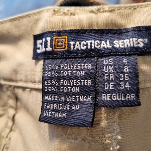 NWOT 5.11 Tactical women's khaki cargo pants - 4 - Picture 6 of 10